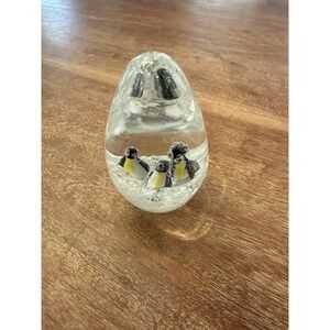 Dynasty Gallery Heirloom Collectibles Penguin Blown Glass‎ Paperweight